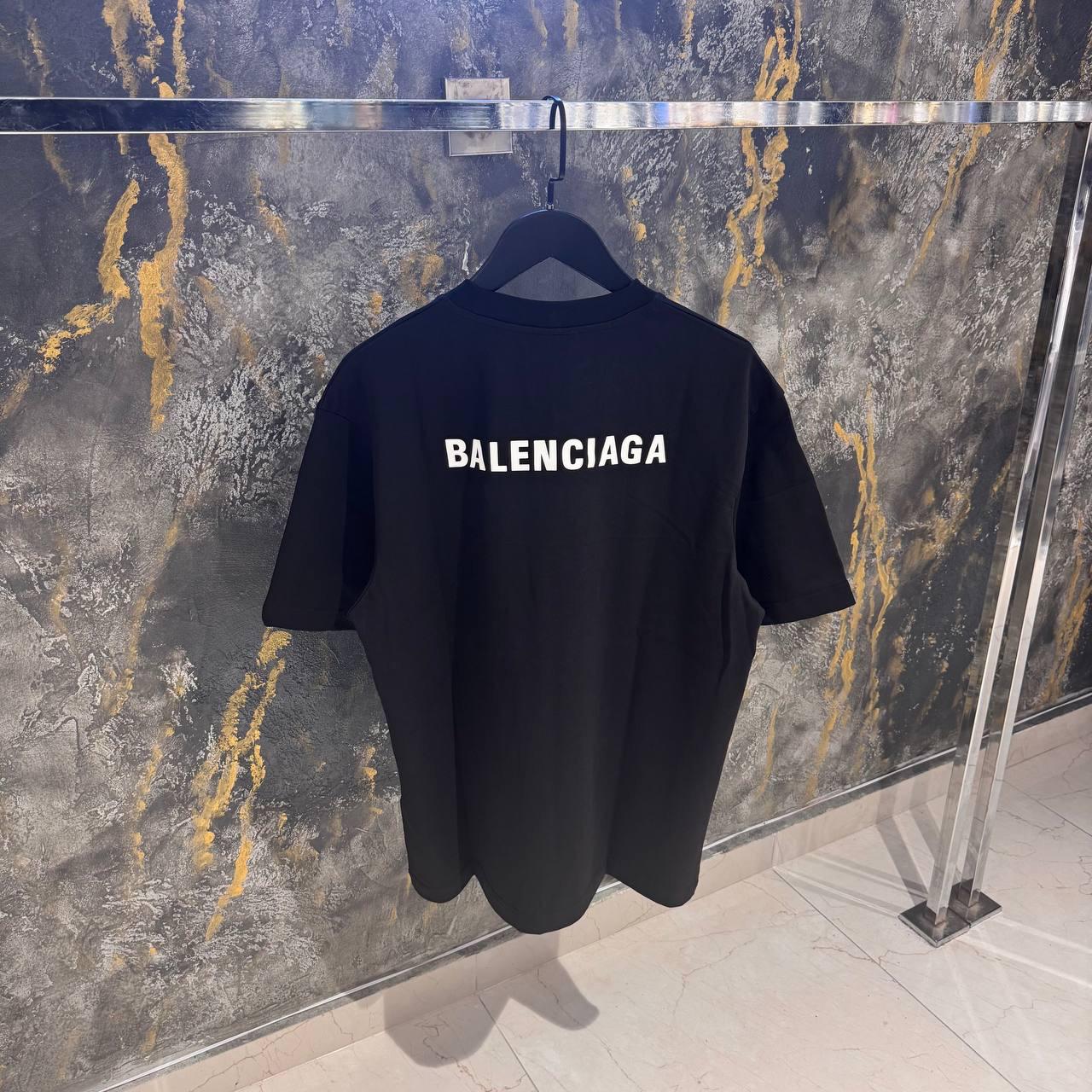 Balenciaga fine print tee